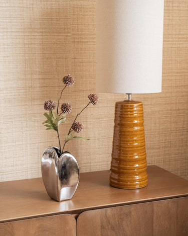 Deco Vase Heart Chrome - Things I Like Things I Love