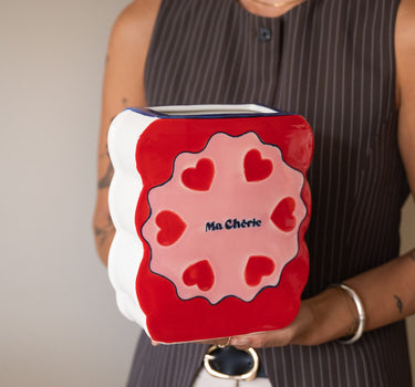 Deco Vase Hearts Ma Chérie - Things I Like Things I Love