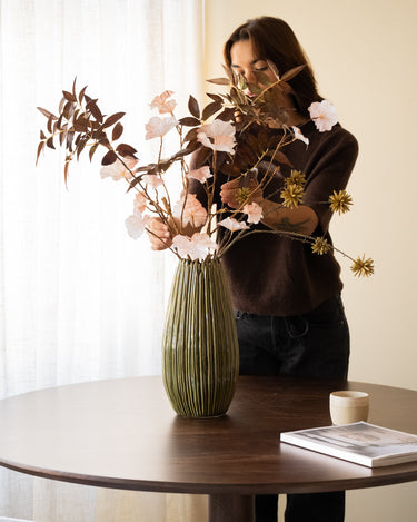 Deco Vase Kopra Green - Things I Like Things I Love