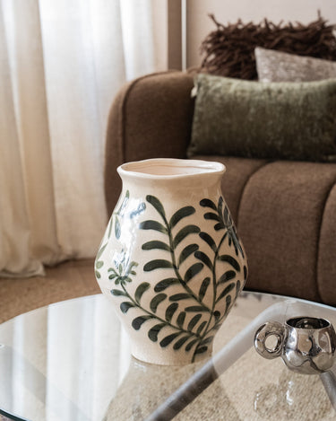 Deco Vase Leaf Green - Things I Like Things I Love