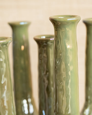 Deco Vase Leonjo Olive Green - Things I Like Things I Love