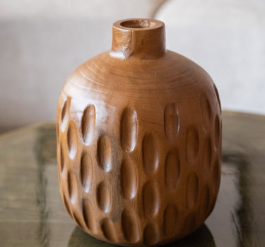 Deco Vase Madera Cacoa Wood - Things I Like Things I Love