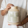 Deco Vase Mara Stoneware Beige - Things I Like Things I Love