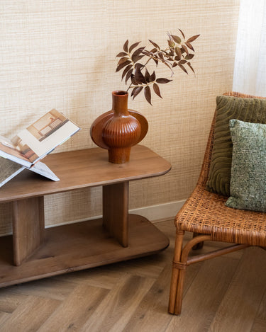 Deco Vase Melnik Cognac - Medium - Things I Like Things I Love