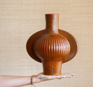 Deco Vase Melnik Cognac - Medium - Things I Like Things I Love