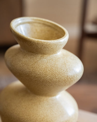 Deco Vase Obra Butter Yellow - Things I Like Things I Love