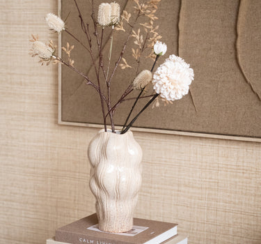 Deco Vase Organic Beige - Things I Like Things I Love