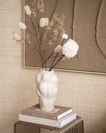 Deco Vase Organic Beige - Things I Like Things I Love