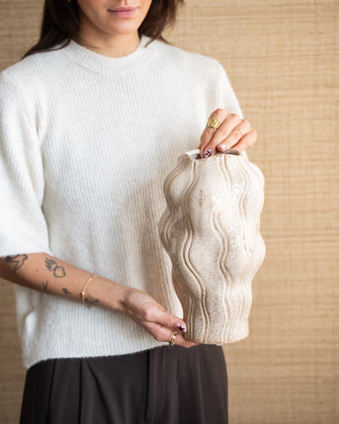 Deco Vase Organic Beige - Things I Like Things I Love