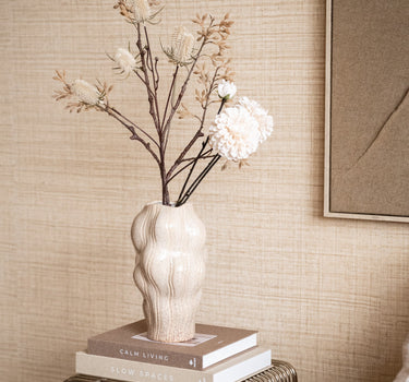 Deco Vase Organic Beige - Things I Like Things I Love