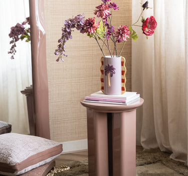 Deco Vase Palm Tree Lilac - Things I Like Things I Love