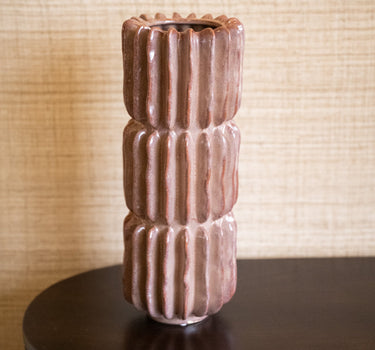 Deco Vase Pillar Terra - Things I Like Things I Love