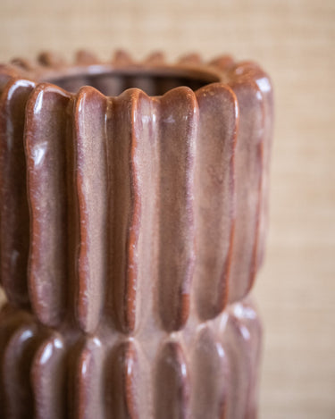 Deco Vase Pillar Terra - Things I Like Things I Love