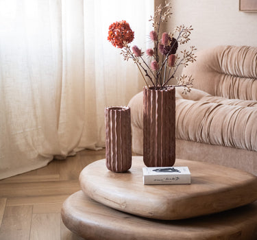 Deco Vase Reed Old Pink - Things I Like Things I Love