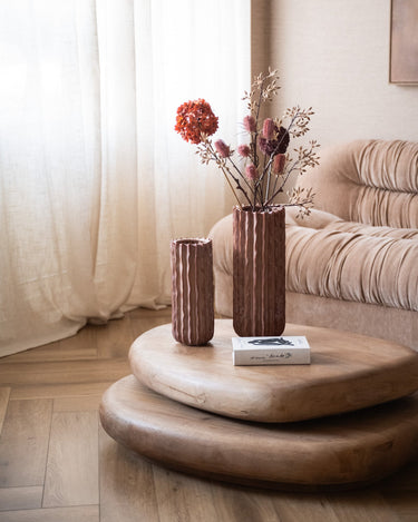 Deco Vase Reed Old Pink - Things I Like Things I Love