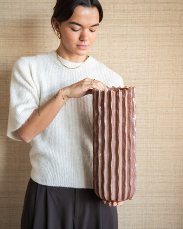 Deco Vase Reed Old Pink - Things I Like Things I Love