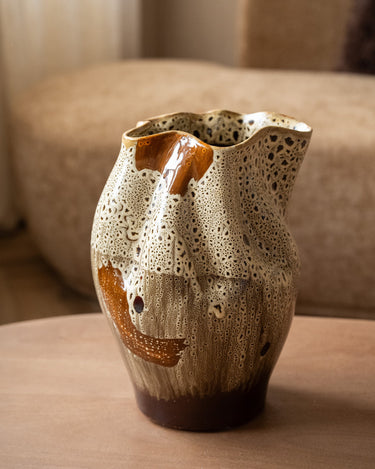 Deco Vase Retro Brown - Things I Like Things I Love