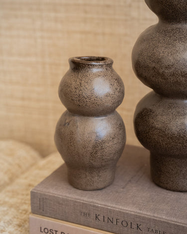 Deco Vase Rogano Dark Brown - Things I Like Things I Love