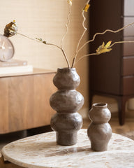 Deco Vase Rogano Dark Brown - Things I Like Things I Love