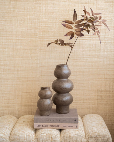 Deco Vase Rogano Dark Brown - Things I Like Things I Love