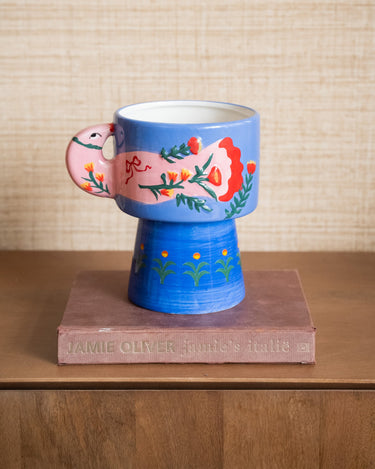 Deco Vase Sapphire Crest - Things I Like Things I Love