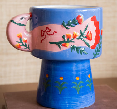 Deco Vase Sapphire Crest - Things I Like Things I Love