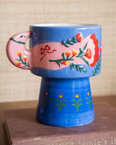 Deco Vase Sapphire Crest - Things I Like Things I Love