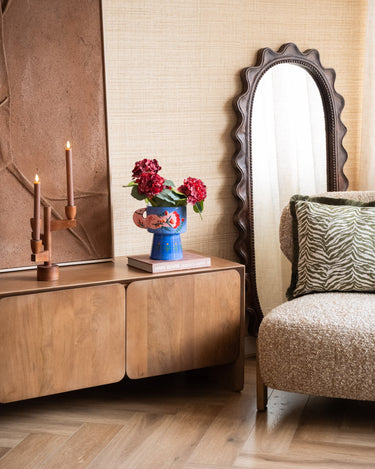 Deco Vase Sapphire Crest - Things I Like Things I Love