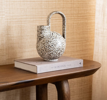 Deco Vase Serres Cream Black - Things I Like Things I Love