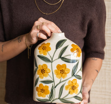 Deco Vase Solar Flower - Things I Like Things I Love