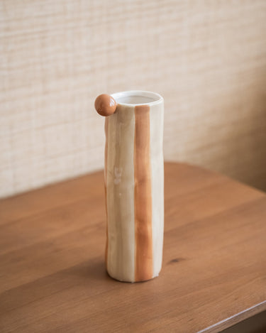 Deco Vase Stoneware Dots - Things I Like Things I Love