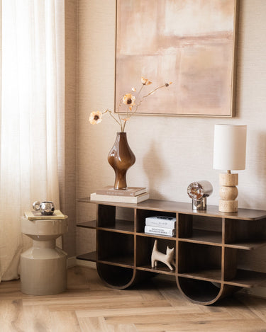 Deco Vase Suna Glass Brown - Things I Like Things I Love