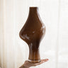 Deco Vase Suna Glass Brown - Things I Like Things I Love