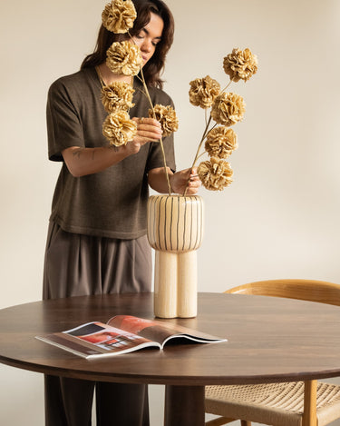 Deco Vase Tera Lines - Things I Like Things I Love