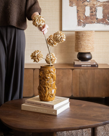 Deco Vase Tiger Ochre - Things I Like Things I Love