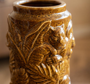 Deco Vase Tiger Ochre - Things I Like Things I Love