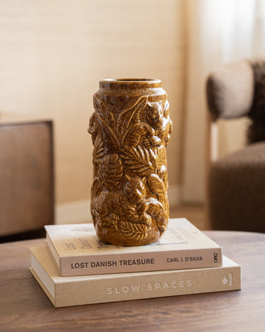 Deco Vase Tiger Ochre - Things I Like Things I Love
