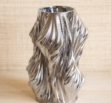 Deco Vase Vea Silver - Things I Like Things I Love