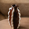 Deco Vase Wave Brown - Things I Like Things I Love
