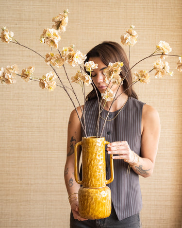 Deco Vase Ziro Ocher - Things I Like Things I Love