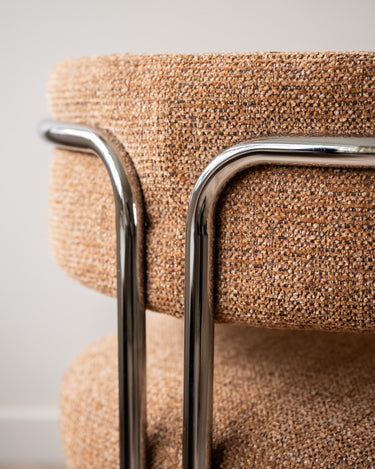 Dining Chair Adante Caramel Chrome - Things I Like Things I Love