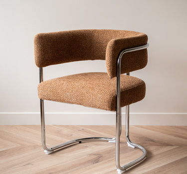 Dining Chair Adante Caramel Chrome - Things I Like Things I Love