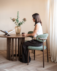 Dining Chair Kumo Olive Green - Things I Like Things I Love