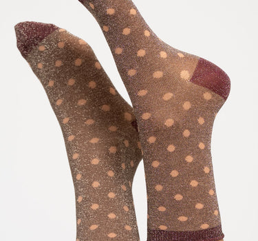 Donna Glitter Socks Hot Choclate - Things I Like Things I Love