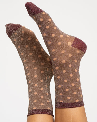 Donna Glitter Socks Hot Choclate - Things I Like Things I Love