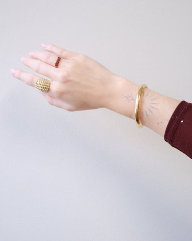 Dotted Statement Ring Goud - Things I Like Things I Love