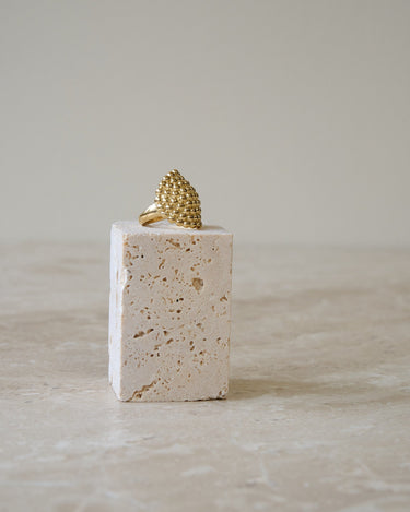 Dotted Statement Ring Goud - Things I Like Things I Love