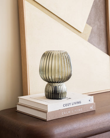 Draadloze Tafellamp Naja Glas Groen - Things I Like Things I Love
