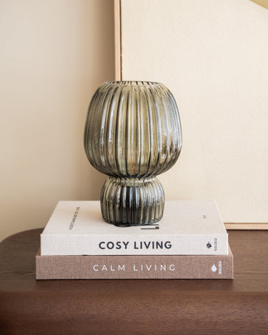 Draadloze Tafellamp Naja Glas Groen - Things I Like Things I Love