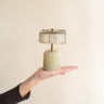 Draadloze Tafellamp Ribbel Glas Groen - Things I Like Things I Love